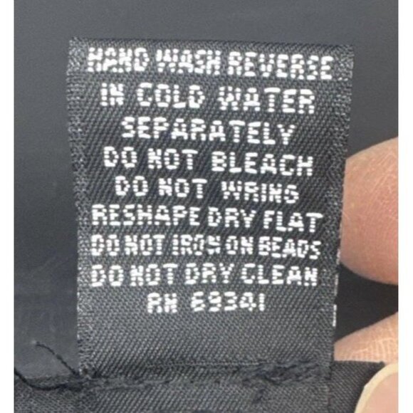 Jacque & KoKo Women's Black V-Neck Sequin Embellished Blouse Tunic Top Sz 18/20 - Picture 7 of 8